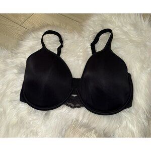 Bali Beauty by Bali DFB994 Smoothing Underwire Bra Lined Womens 36DD Black